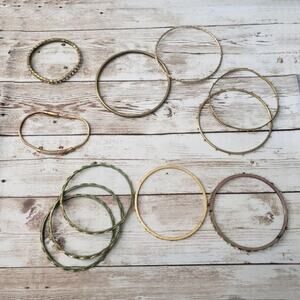 Job Lot of 11 Vintage Bracelets / Bangles Job Lot of Bracelets